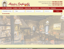 Tablet Screenshot of masiesemporda.com